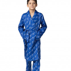 Woven Printed Kids Robe