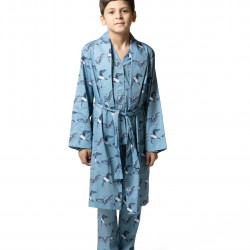 Woven Printed Kids Robe